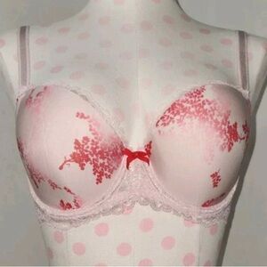 VS Victoria Secret Dream Angels Lined
Demi Bra Pink with Lace 38 DDD
